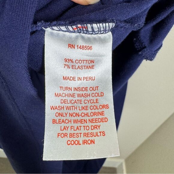 Universal Standard Geneva T-Shirt Dress Navy Blue Asymmetrical Hem Size XS 10/12 - Picture 6 of 7